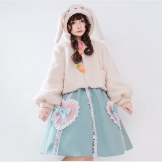 Cute Rabbit Sweet Lolita Dress OP / Jacket by YingLuoFu (SF78)